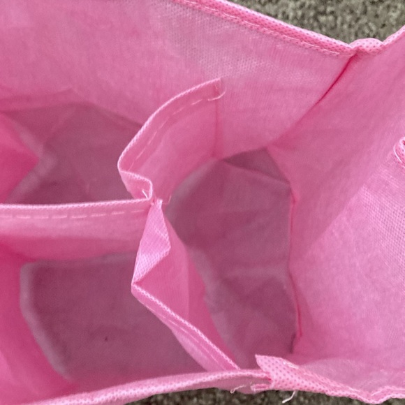 Bag Organizer 7 Slots Pink Nylon - Picture 4 of 9